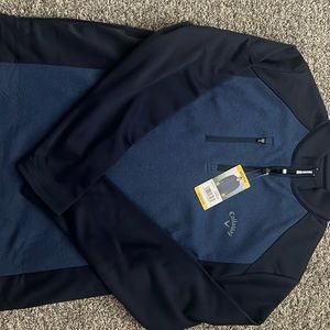 Callaway Mens 1/4 Zip Golf Pullover, NWT